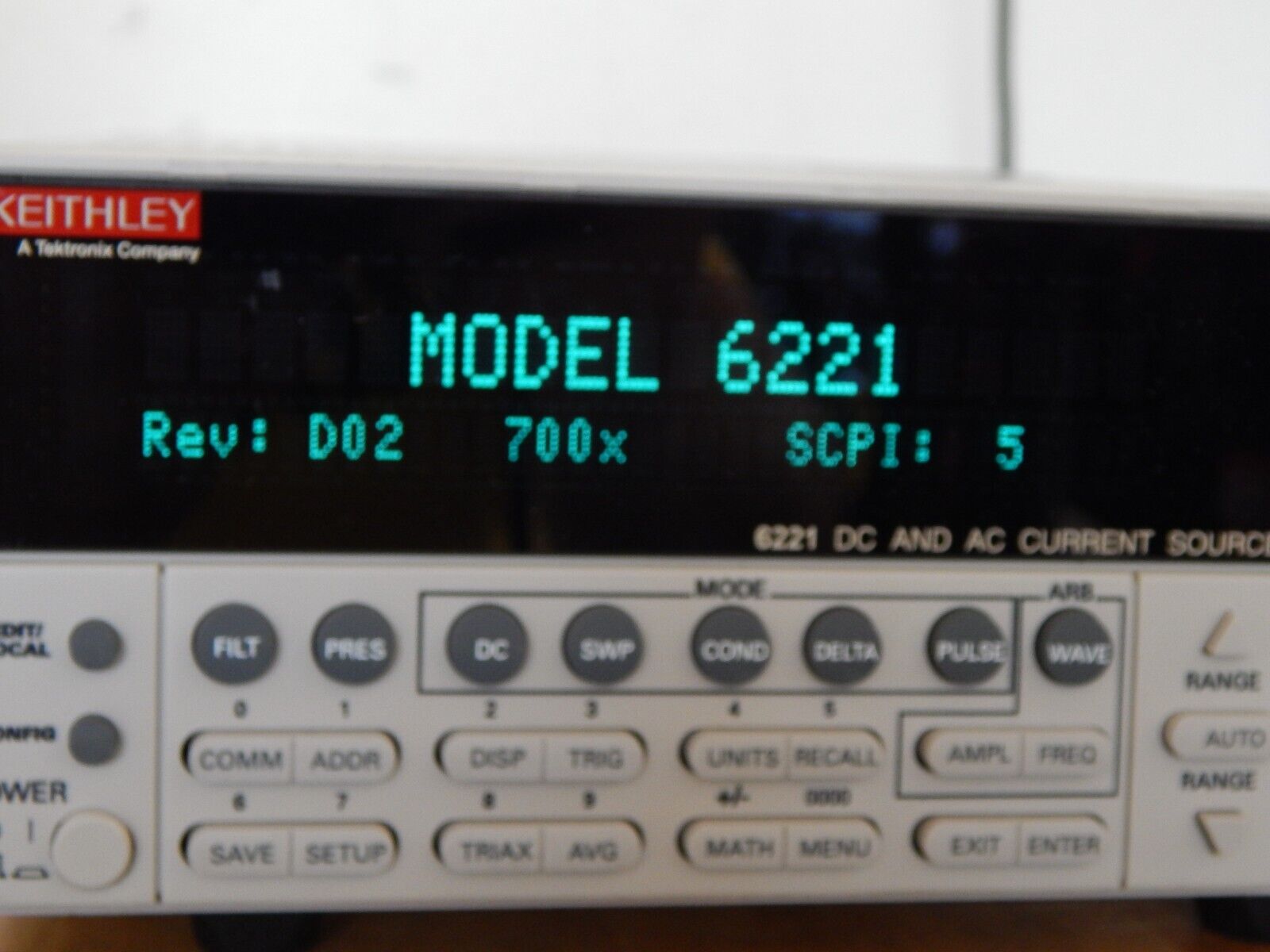 Keithley 6221 AC & DC Current Source (US Dealer, No 25% Tariff) NIST cal w/data Keithley 6221 AC & DC Current Source (US Dealer, No 25% Tariff) NIST cal w/data